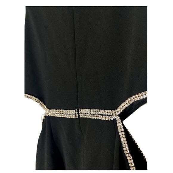 AQUA One Shoulder Cutout Waist Gown - 100% Exclusive - Picture 13 of 14